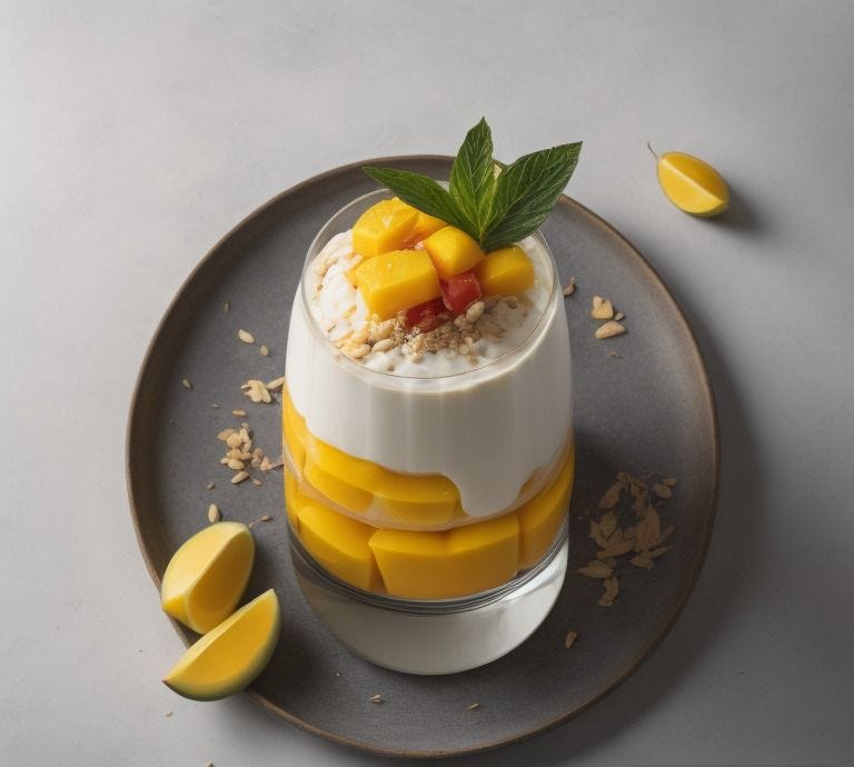 Yogurt con mango